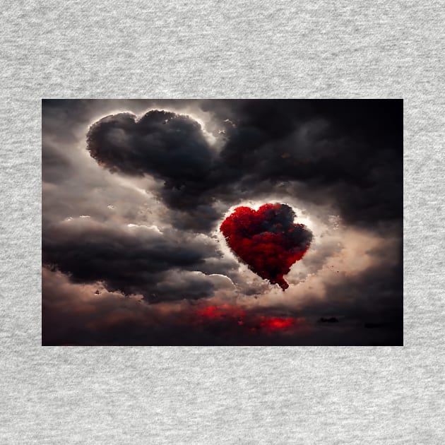 Broken Heart in the Clouds /  Broken Hearts Unwind Designs by Unwind-Art-Work